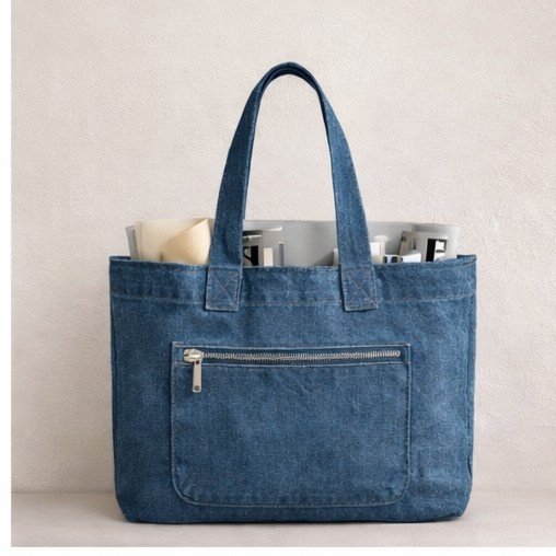 Denim Utility Tote